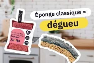 éponge écologique lavable