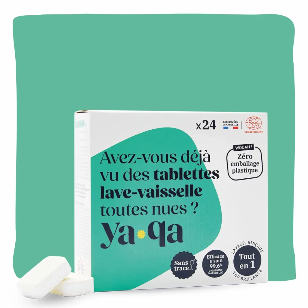 tablette lave vaisselle naturelle 3 en 1 sans film plastique soluble problème