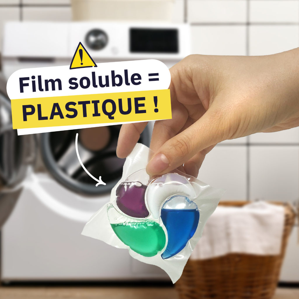 dosettes lessive plastique